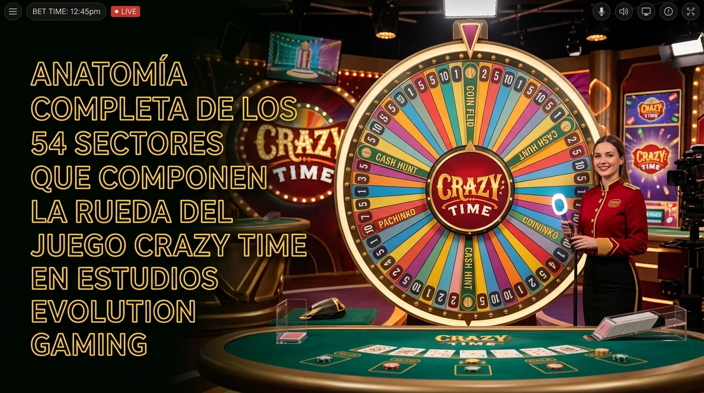 Segmentos de la Rueda Bonus en Crazy Time España