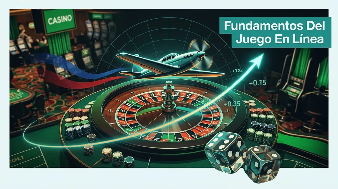 Mesa de ruleta vibrante en el casino.